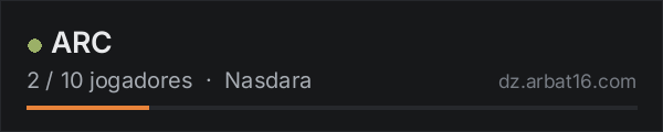 ARC na lista de servidores de DayZ da AR16