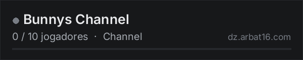 Bunnys Channel na lista de servidores de DayZ da AR16