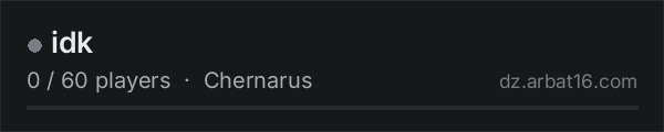 idk on the AR16 DayZ server list