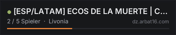 [ESP/LATAM] ECOS DE LA MUERTE | COMUNIDAD PVP+PVE in der DayZ-Serverliste von AR16
