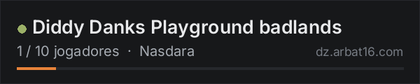 Diddy Danks Playground badlands na lista de servidores de DayZ da AR16