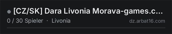 [CZ/SK] Dara Livonia Morava-games.cz MapLink PVE in der DayZ-Serverliste von AR16