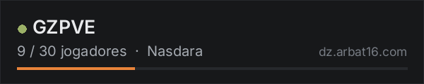GZPVE na lista de servidores de DayZ da AR16