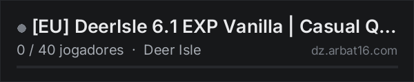 [EU] DeerIsle 6.1 EXP Vanilla | Casual Quest Adventures | DEV na lista de servidores de DayZ da AR16