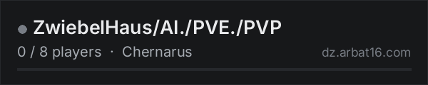 ZwiebelHaus/AI./PVE./PVP on the AR16 DayZ server list