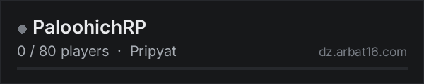 PaloohichRP on the AR16 DayZ server list