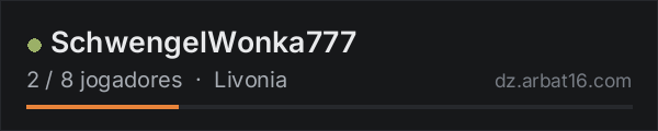 SchwengelWonka777 na lista de servidores de DayZ da AR16