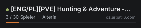 [ENG/PL][PVE] Hunting & Adventure - Quests, AI, skills, traders in der DayZ-Serverliste von AR16