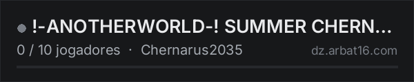 !-ANOTHERWORLD-! SUMMER CHERNO PVE TRADER HELI EXPLORE 2035 na lista de servidores de DayZ da AR16