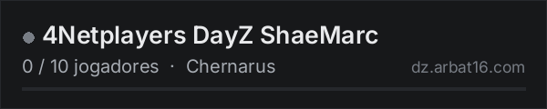 4Netplayers DayZ ShaeMarc na lista de servidores de DayZ da AR16