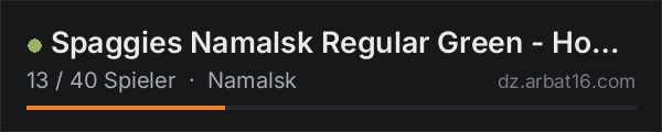 Spaggies Namalsk Regular Green - Hosted by Jack in der DayZ-Serverliste von AR16