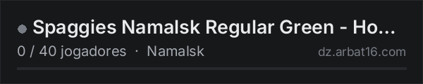 Spaggies Namalsk Regular Green - Hosted by Jack na lista de servidores de DayZ da AR16