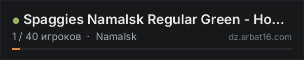 Spaggies Namalsk Regular Green - Hosted by Jack в списке серверов DayZ от AR16