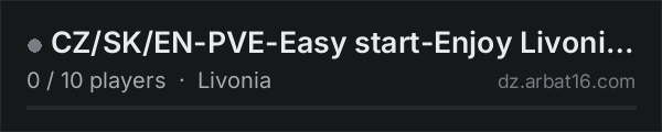 CZ/SK/EN-PVE-Easy start-Enjoy Livonia (AndyA) on the AR16 DayZ server list