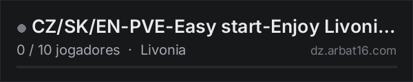 CZ/SK/EN-PVE-Easy start-Enjoy Livonia (AndyA) na lista de servidores de DayZ da AR16