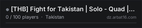 [THB] Fight for Takistan | Solo - Quad | hotboxdayz.com on the AR16 DayZ server list