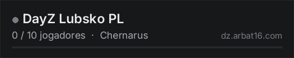 DayZ Lubsko PL na lista de servidores de DayZ da AR16