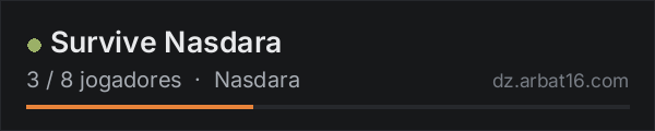 Survive Nasdara na lista de servidores de DayZ da AR16