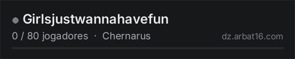 Girlsjustwannahavefun na lista de servidores de DayZ da AR16