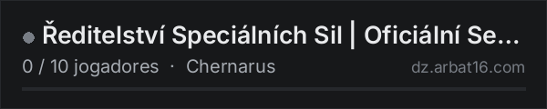 Ředitelství Speciálních Sil | Oficiální Server na lista de servidores de DayZ da AR16