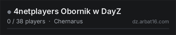 4netplayers Obornik w DayZ on the AR16 DayZ server list