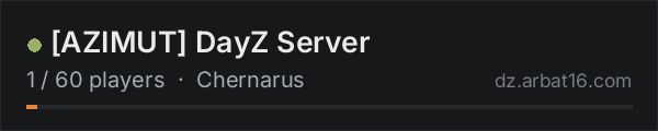 [AZIMUT] DayZ Server on the AR16 DayZ server list
