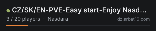CZ/SK/EN-PVE-Easy start-Enjoy Nasdara (AndyA) on the AR16 DayZ server list