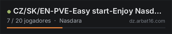 CZ/SK/EN-PVE-Easy start-Enjoy Nasdara (AndyA) na lista de servidores de DayZ da AR16