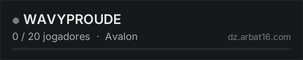 WAVYPROUD na lista de servidores de DayZ da AR16