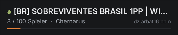 [BR] SOBREVIVENTES BRASIL 1PP | WINTER | S·D·T·S | EVENTOS + in der DayZ-Serverliste von AR16