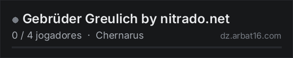 Gebrüder Greulich by nitrado.net na lista de servidores de DayZ da AR16