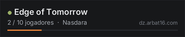 Edge of Tommorrow na lista de servidores de DayZ da AR16