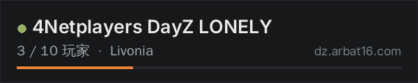 AR16 DayZ 服务器列表中的 4Netplayers DayZ LONELY