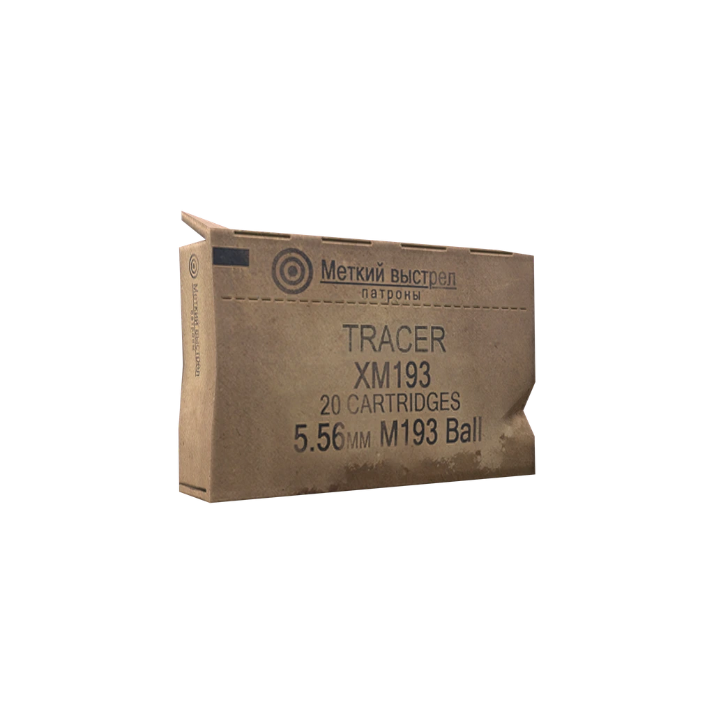Коробка трассирующих патронов 5,56x45 мм (AmmoBox_556x45Tracer_20Rnd), DayZ