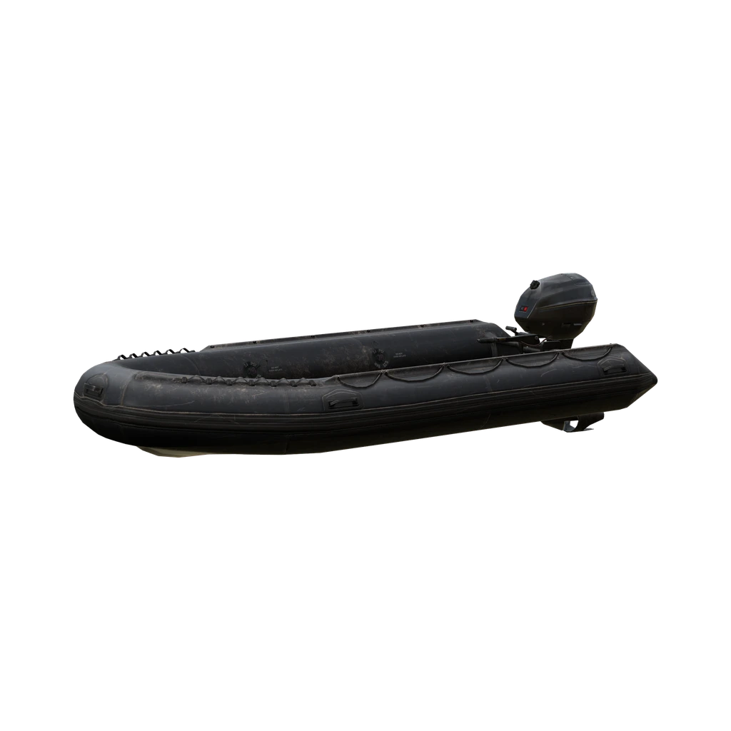 Резиновая лодка (Boat_01_Black), DayZ