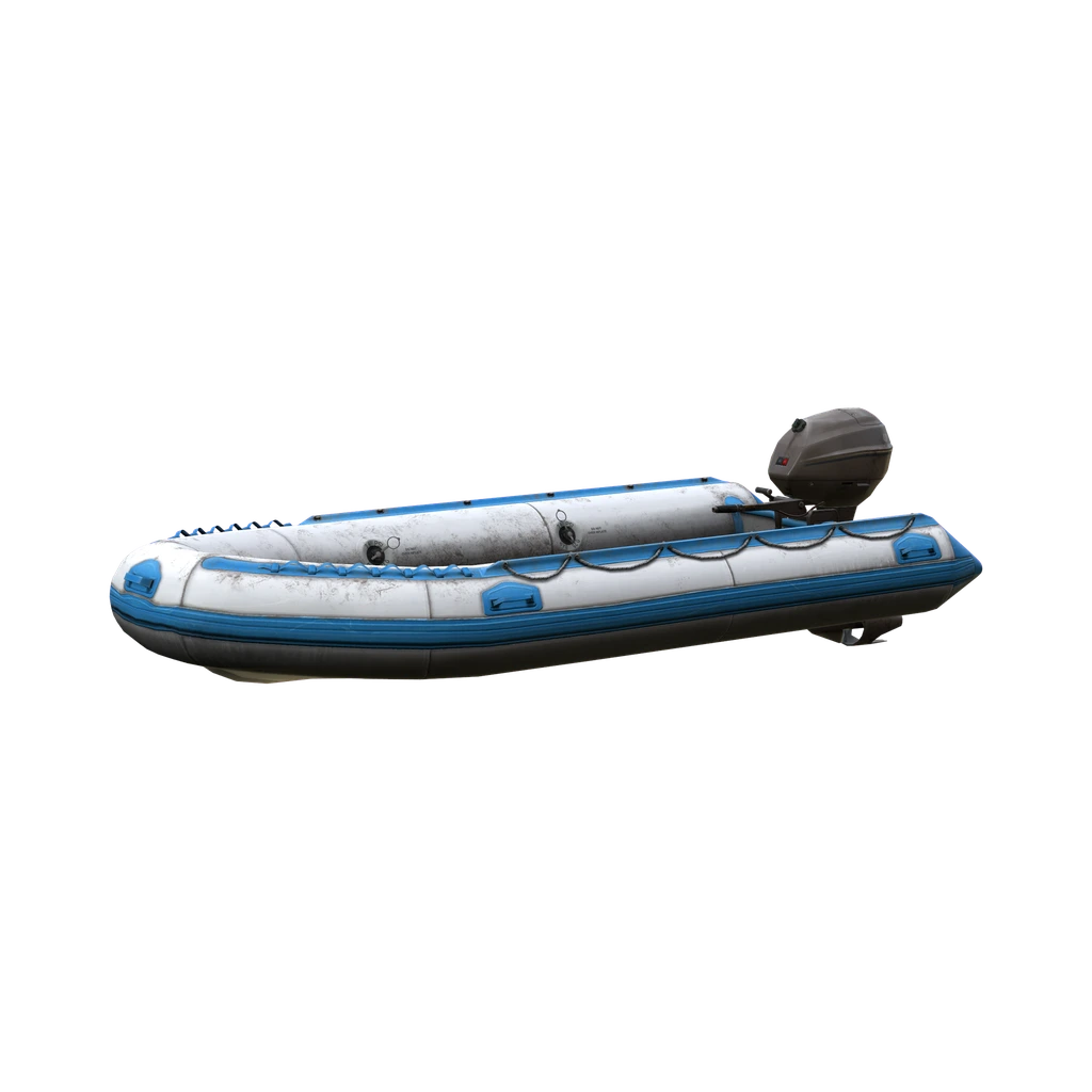 Резиновая лодка (Boat_01_Blue), DayZ