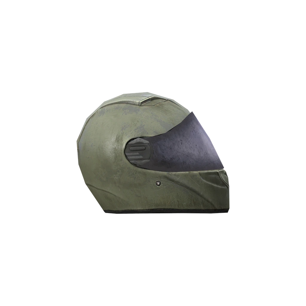 Мотоциклетный шлем (DarkMotoHelmet_Green), DayZ