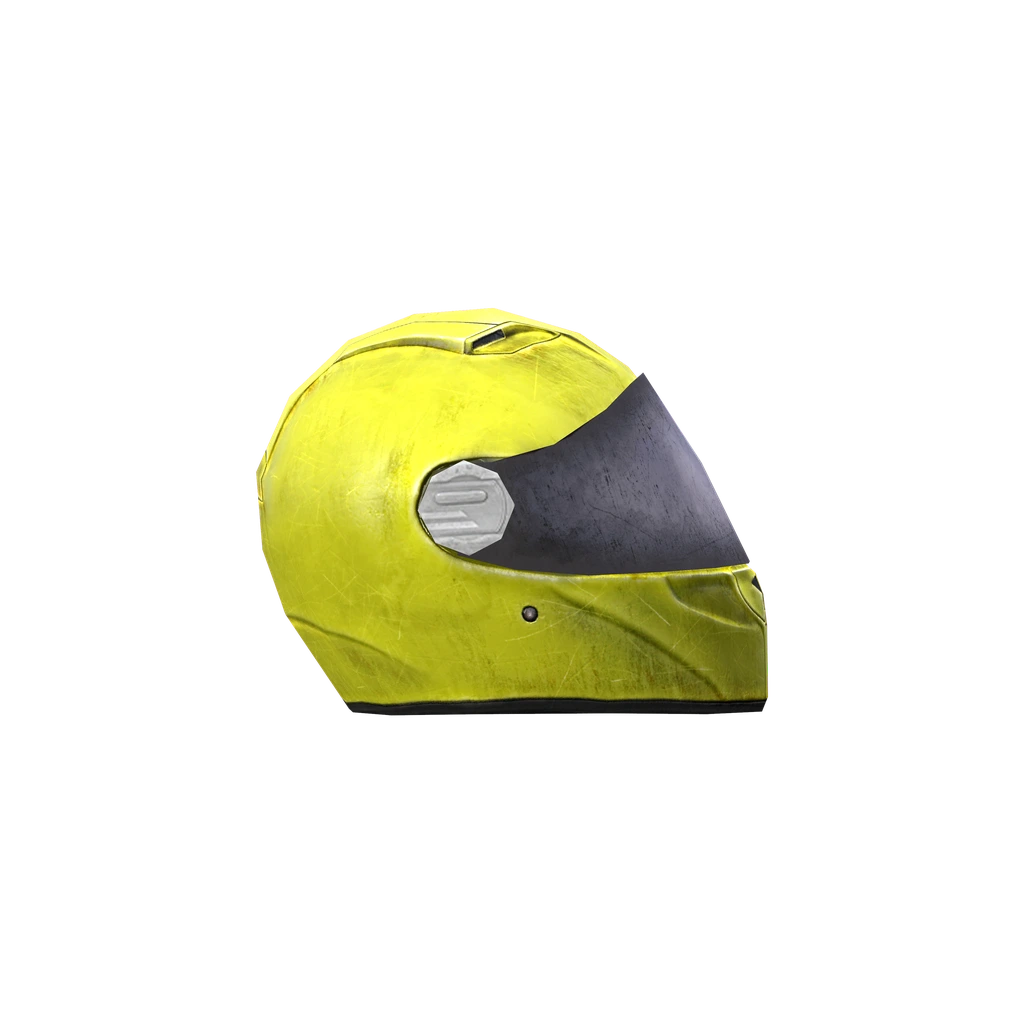 Мотоциклетный шлем (DarkMotoHelmet_Yellow), DayZ