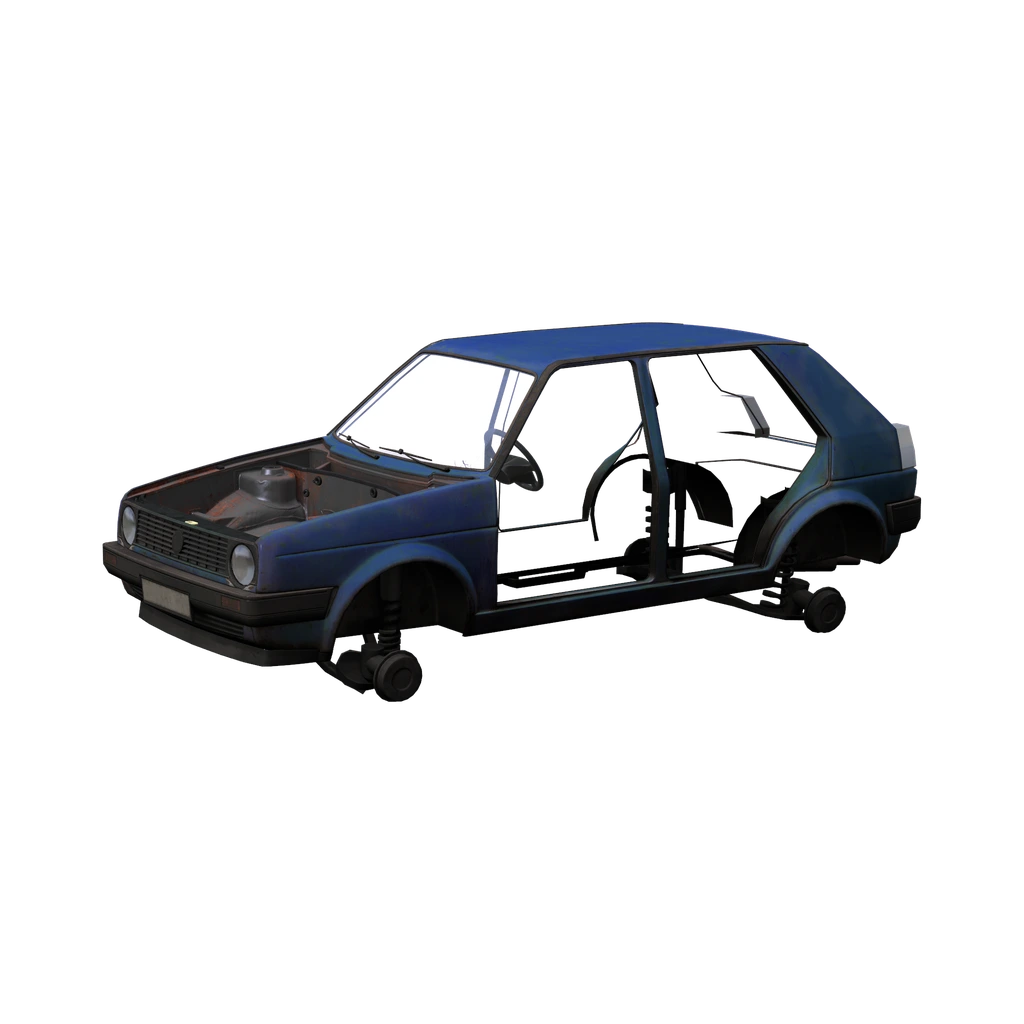 Gunter 2 (Hatchback_02_Blue), DayZ
