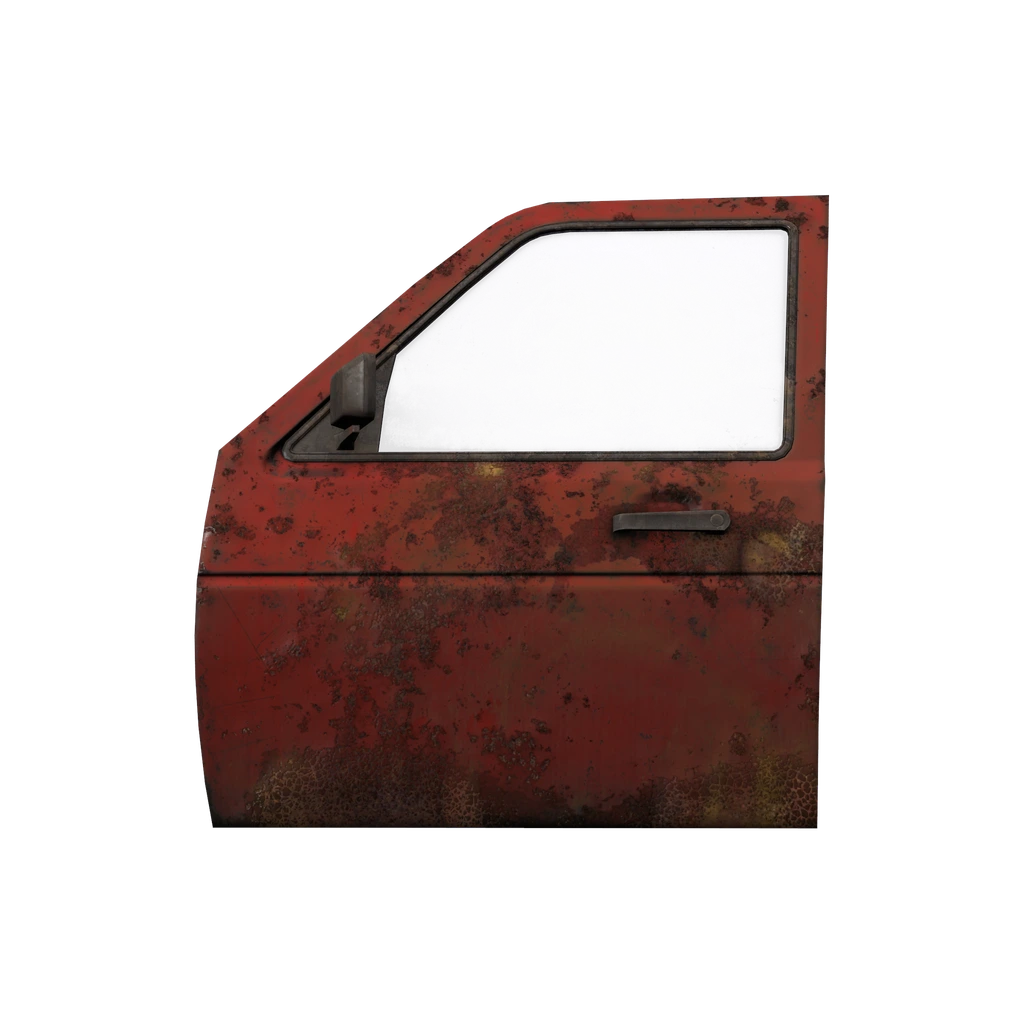 Передняя левая дверь Gunter 2 (Hatchback_02_Door_1_1_RedRust), DayZ