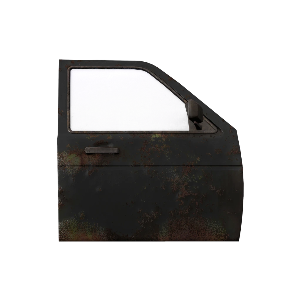 Передняя правая дверь Gunter 2 (Hatchback_02_Door_2_1_BlackRust), DayZ