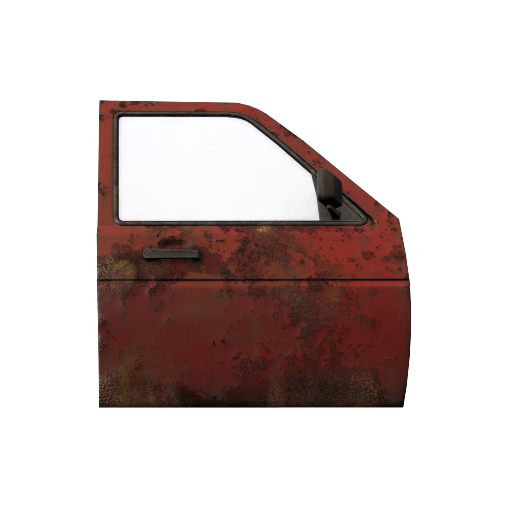 Передняя правая дверь Gunter 2 (Hatchback_02_Door_2_1_RedRust), DayZ