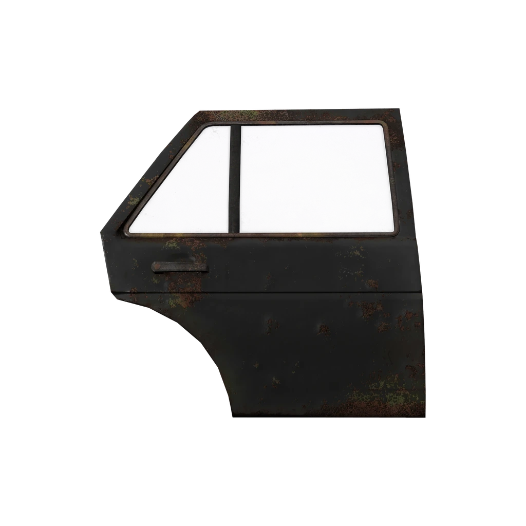 Задняя правая дверь Gunter 2 (Hatchback_02_Door_2_2_BlackRust), DayZ