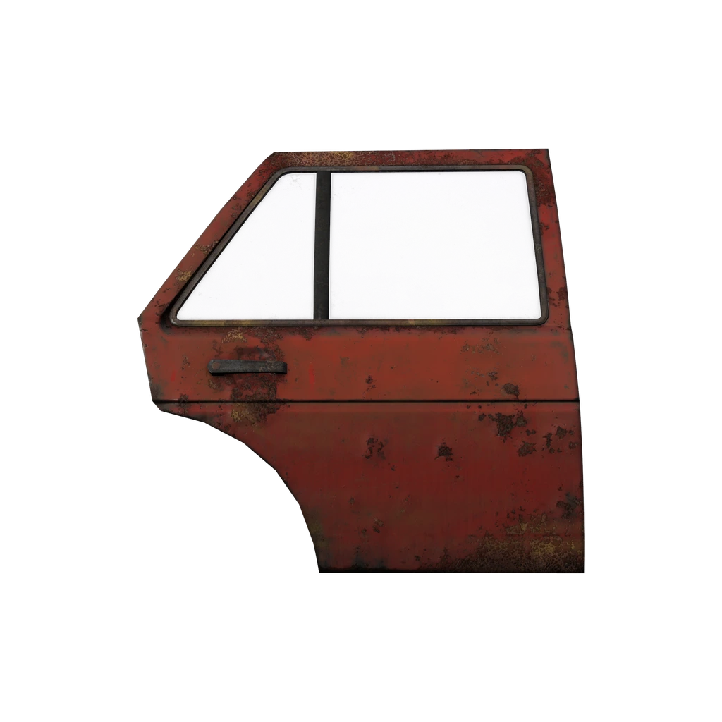 Задняя правая дверь Gunter 2 (Hatchback_02_Door_2_2_RedRust), DayZ