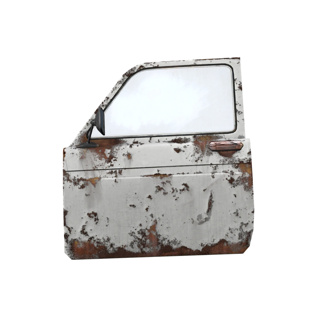 Левая дверь Ada 4x4 (HatchbackDoors_Driver_WhiteRust), DayZ