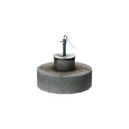 Land_Misc_Well_Pump_Blue