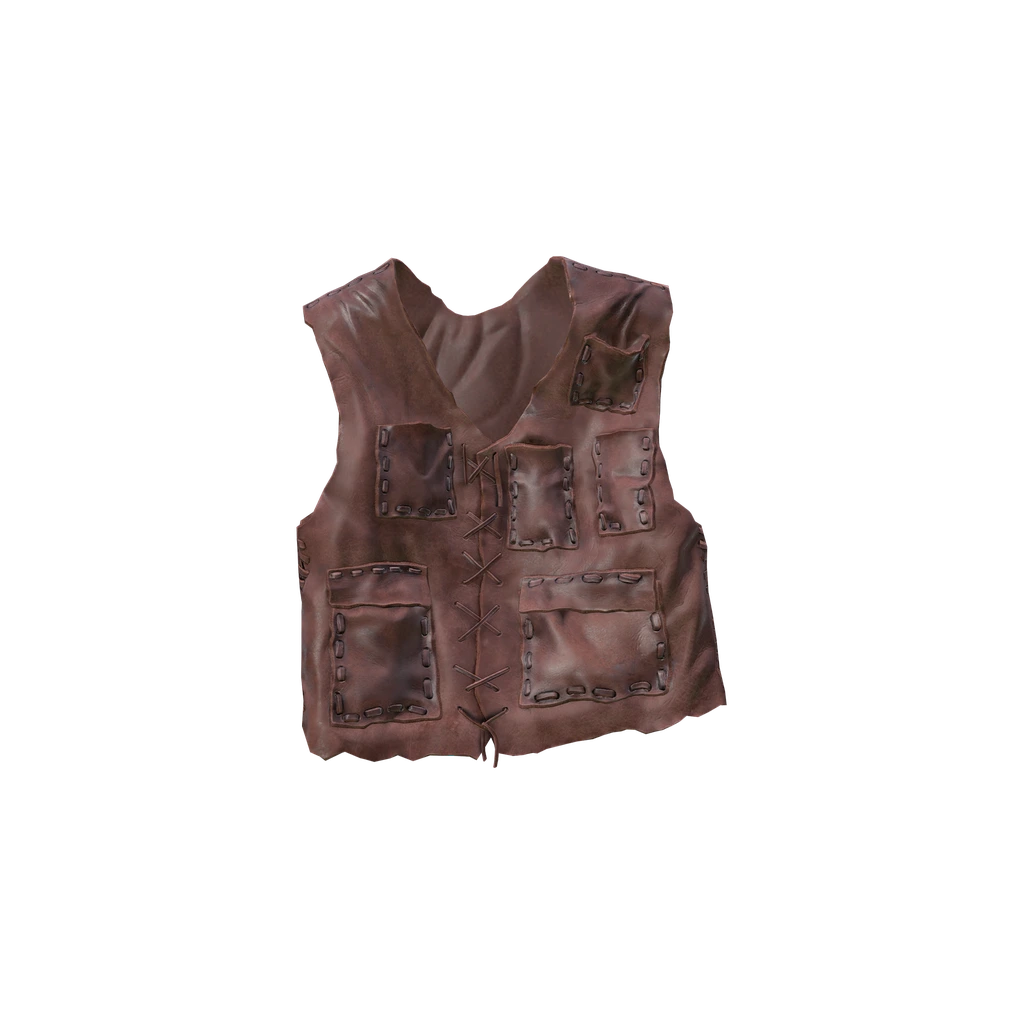 Colete de couro (LeatherStorageVest_Black), DayZ