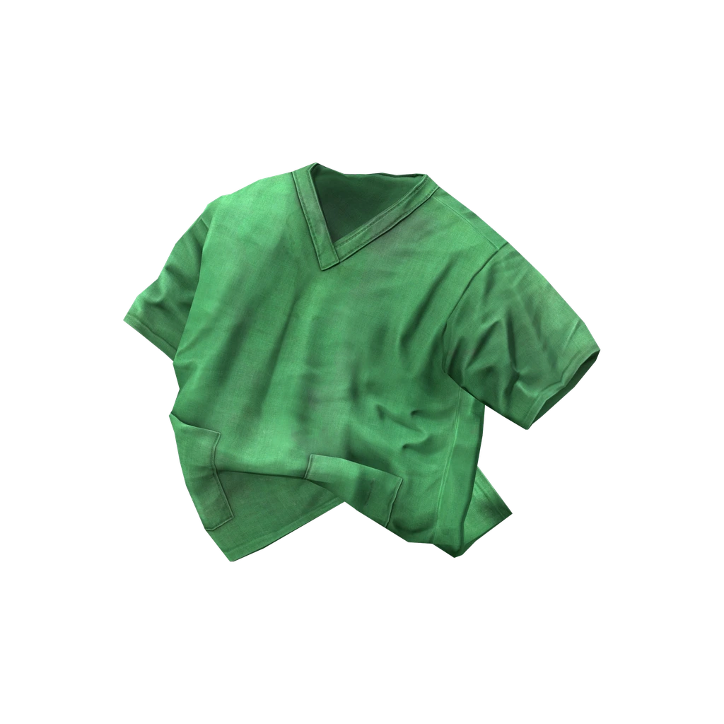 Scrub T-Shirt (MedicalScrubsShirt_Green), DayZ