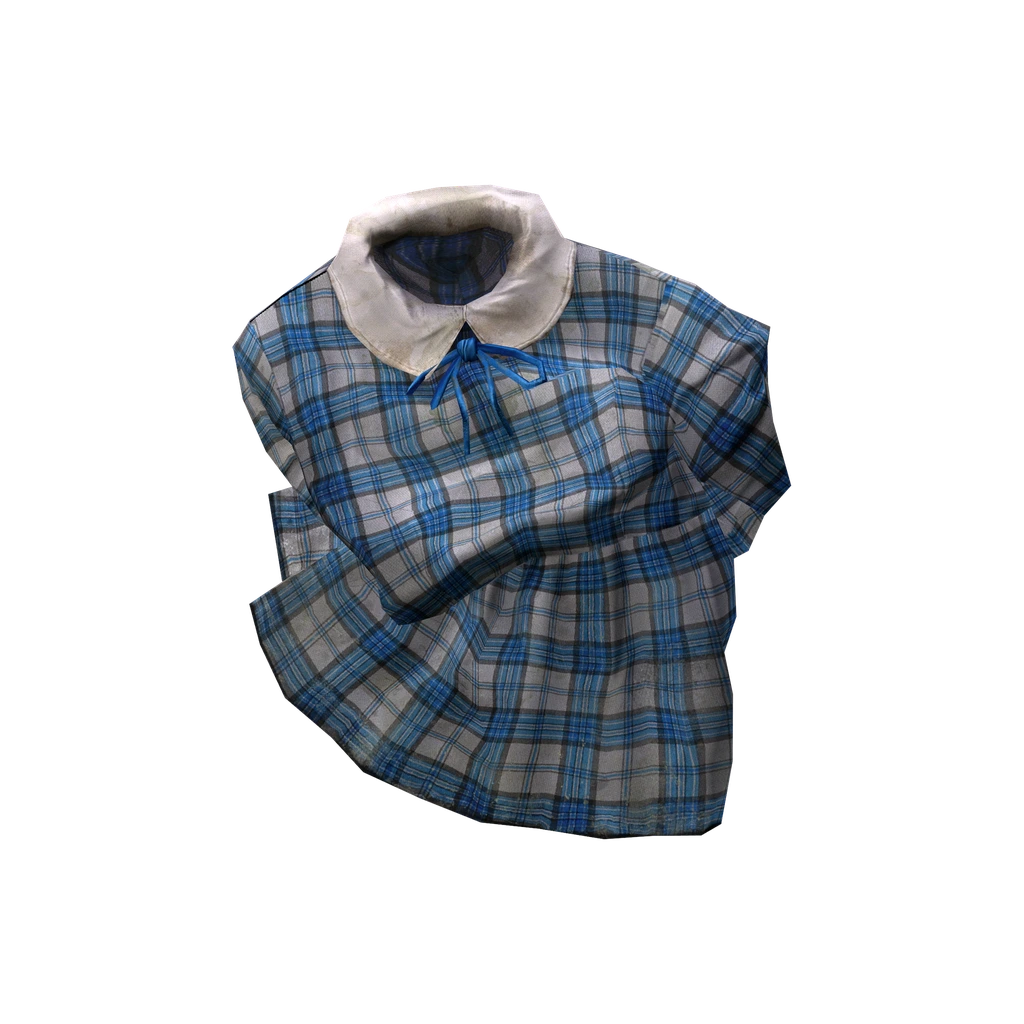 Vestido de gola (MiniDress_BlueChecker), DayZ
