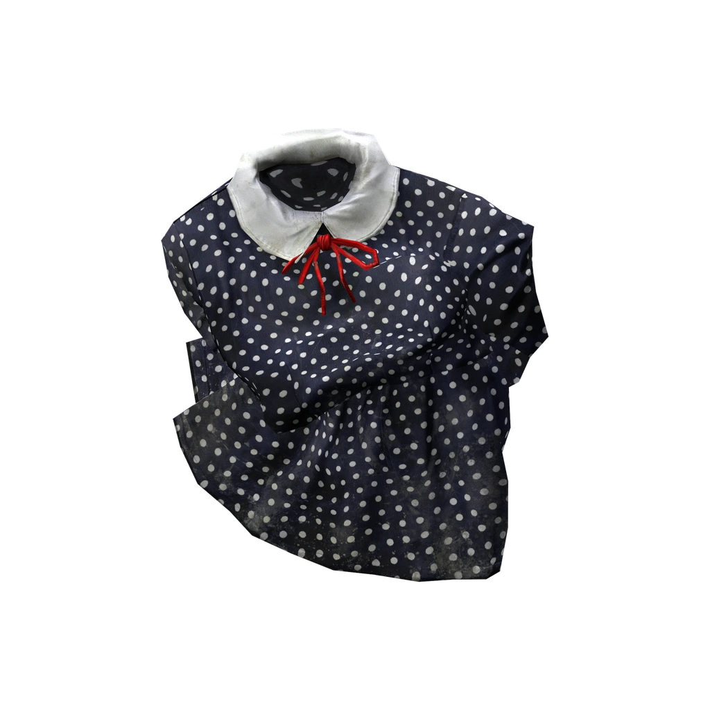 Vestido de gola (MiniDress_BlueWithDots), DayZ